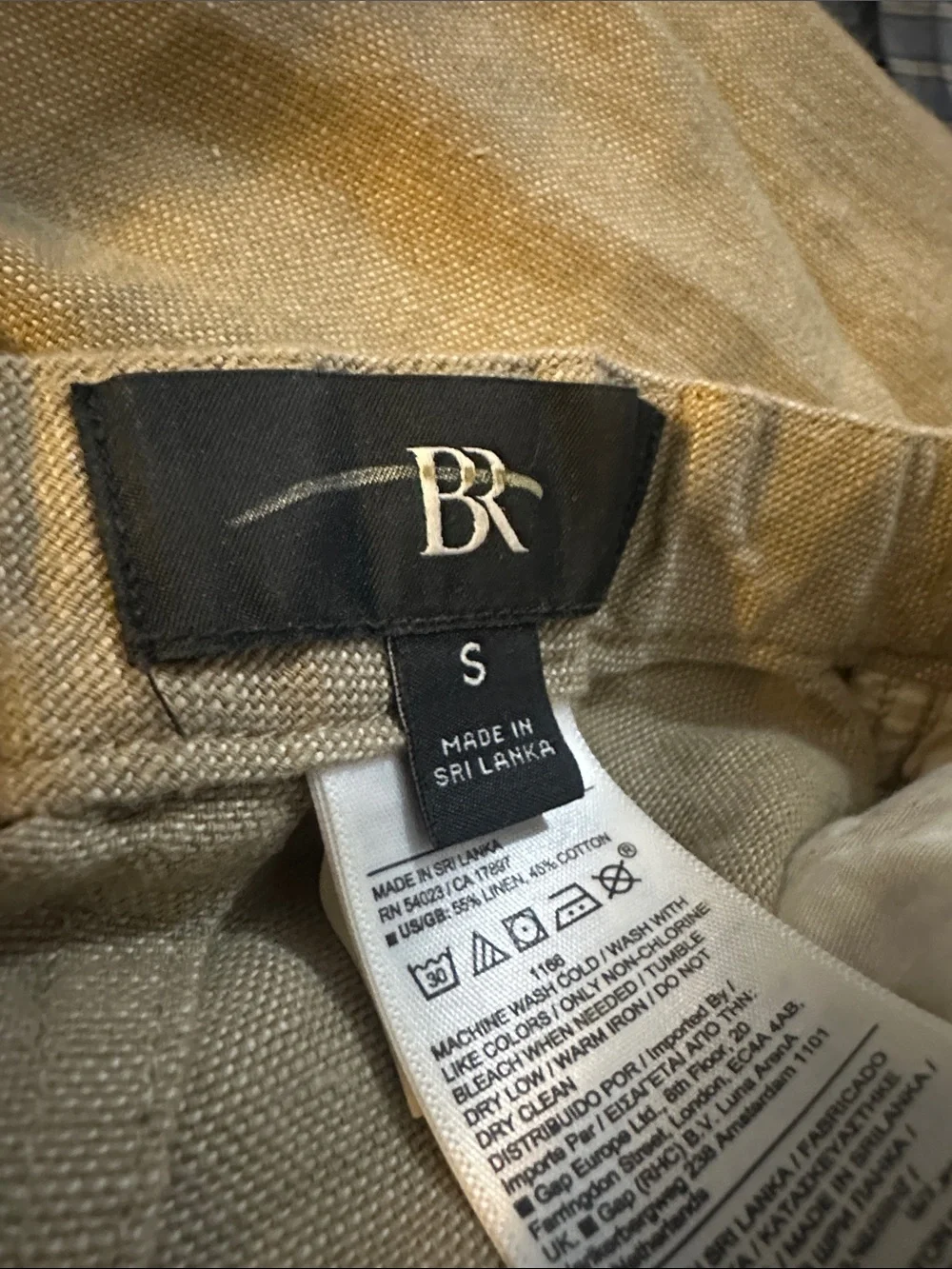 NEW! Banana Republic Men’s Onda Linen-Cotton Pull-On Pant🩷